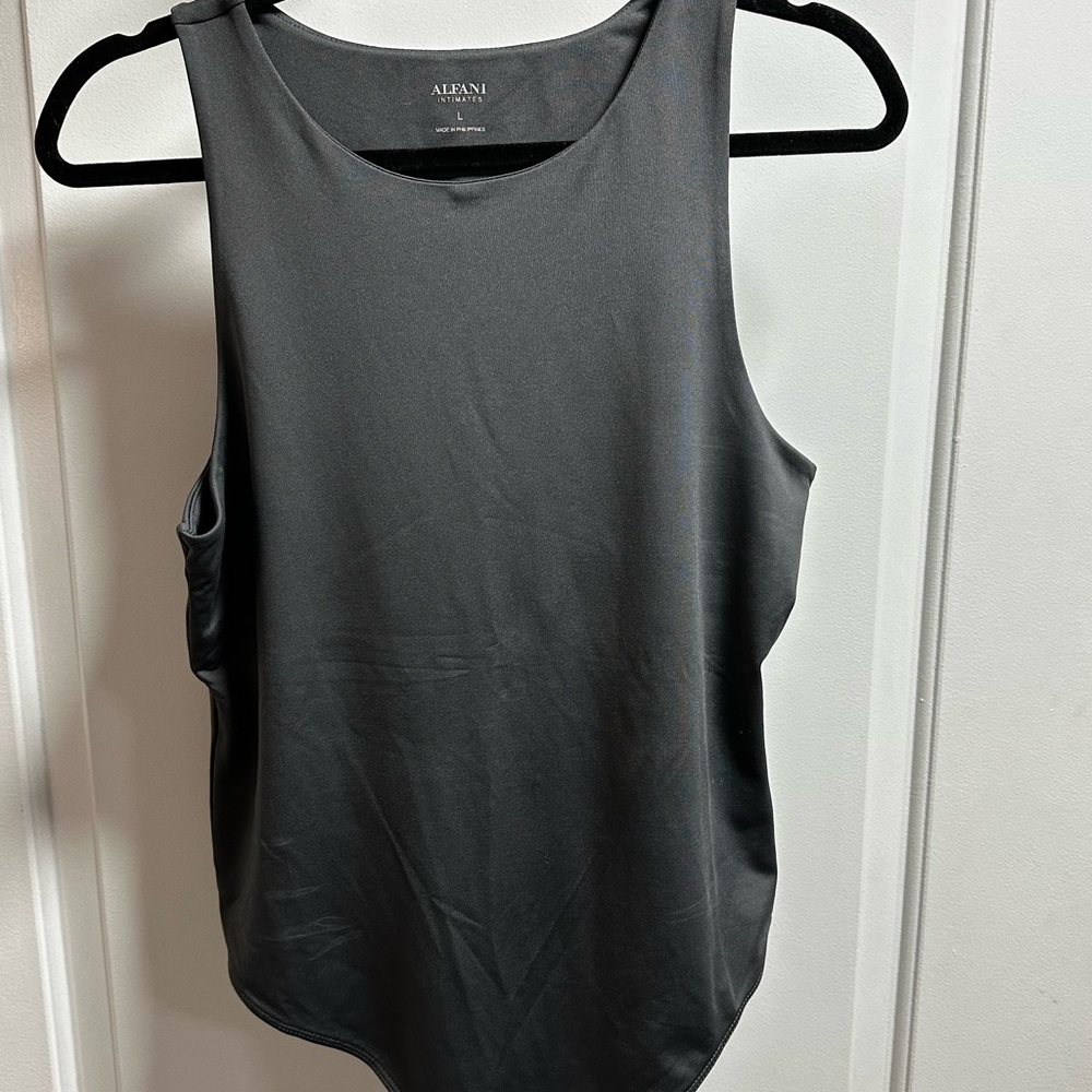Alfani Gray Thong Bodysuit
